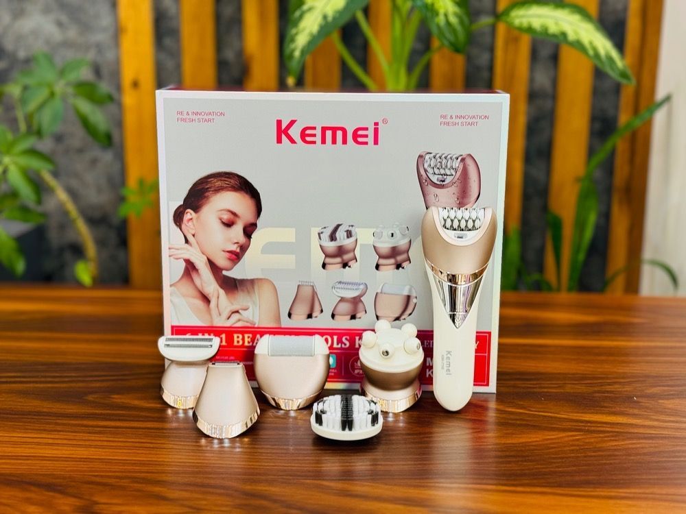 اپیلاتور چندکاره Kemei مدل 1201 - دستیار همیشگی زیبایی شما